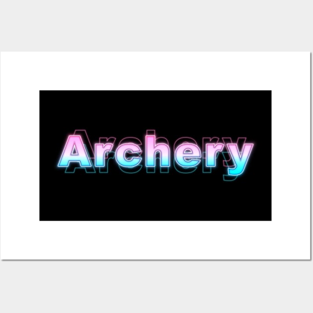 Archery Wall Art by Sanzida Design